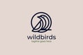 Wild birds Animal Logo Template