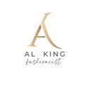 A,K letters business logo vector. AK letters emblem