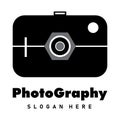 Unique professional photography logo design Royalty Free Stock Photo