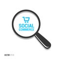 Social Commerce Magnifying Glass