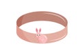 Illustration of a Rabbit Ring Royalty Free Stock Photo