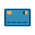 Credit card icon vector. flat design style icon vector concept Royalty Free Stock Photo