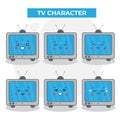 Cute Television Characters Set