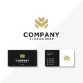 M logo templates & business card designs Royalty Free Stock Photo