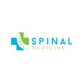 Spine cross logo clinic medicine chiropractic backbone health Design Vector illustration. Orthopedic Logo Design. Cord Spinal logo