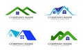 House, real estate, home, logo, apartment building icons, collection of construction home symbol vector design Royalty Free Stock Photo