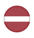 National Latvia flag, official colors and proportion correctly. National Latvia flag. Vector illustration. EPS10. Latvia flag vect Royalty Free Stock Photo