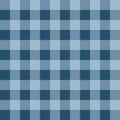 Blue and Navy Lumberjack Buffalo Plaid Seamless Pattern Royalty Free Stock Photo