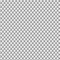 Seamless wired steel netting fence black and white