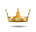 King golden crown Royalty Free Stock Photo