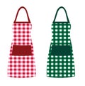 Two kitchen aprons