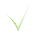 Checkmark confirm icon, vector on white background