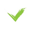 Checkmark confirm icon, vector on white background