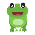 vector illustration of a frog mascot Royalty Free Stock Photo