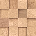 Square wooden tiles, seamless vector pattern.