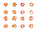 Various of the sunrise icon