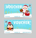 Gift voucher template and modern pattern. Voucher template with premium pattern, gift Voucher template with colorful pattern