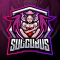 Succubus mascot. esport logo design