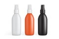 White, orange and black plastic spray bottle Royalty Free Stock Photo