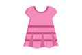 Fashion Unique Pink Children`s Clothes Royalty Free Stock Photo