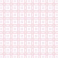 Abstract Outlined Pink Square Dotted Grid Vector Seamless Pattern. Colors Texture. Digital Design. Illustration Pattern Background