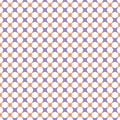 Simple Geometric Stars Dotted Yellow Purple Mosaic Seamless Fabric Texture Pattern. Color Style.Digital Design Vector Background Royalty Free Stock Photo