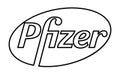 Pfizer Vector Logo - Black Color Silhouette - American pharmaceutical corporation that research and development vaccines and medic