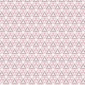 Triangle Geometric Fractal Fabric Print Texture. Vector Ornament Repeating Background Pattern. Digitally Designed