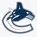 Vancouver Canucks logo editorial illustrative vector Royalty Free Stock Photo