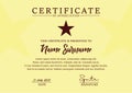 certificate of appreciation background design template