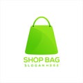 Logo Shop Bag Colorful Gradient Vector Design