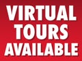 Virtual Tours Available Sign | Property Management and Realtor Signage | Apartment & Model Home Tours