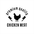 Labels and badges set of chicken meat