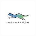 Vector logo of an Jaguar, tiger panther cheetah vector Royalty Free Stock Photo