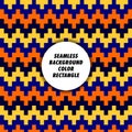 Seamless retro color rectangle pattern