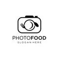 Food photography logo design template, Food Photo Logo