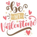 Valentine`s Day Quotes Royalty Free Stock Photo