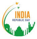 26 January Republic Day of India with famous places in india