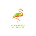 Logo Flamingo gradient colorful style Royalty Free Stock Photo