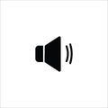 Sound Power Button vector Icon Royalty Free Stock Photo