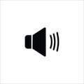 Sound Power Button vector Icon Royalty Free Stock Photo