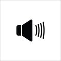 Sound Power Button vector Icon Royalty Free Stock Photo