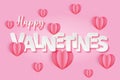 illustration Sweet Heart and Pink Heart valentine day