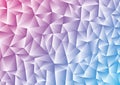Colorful three-dimensional polygon background with a cyan-magenta gradient, abstract background image, digital illustration,