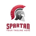 Vector, Design, Logo, symbol of Spartan or Gladiator helmet with a unique concept