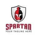 Vector, Design, Logo, symbol of Spartan or Gladiator helmet with a unique concept