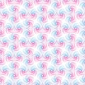 Geometric pentagon blue pink pattern