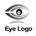 Eye logo icon. Royalty Free Stock Photo