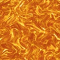 Flames  fiery seamless texture. The background for the insert is orange warm shades of flame. Digital illustration Royalty Free Stock Photo