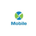 Smart phone logo design Mobile Logo Images Stock Photos & Vectors